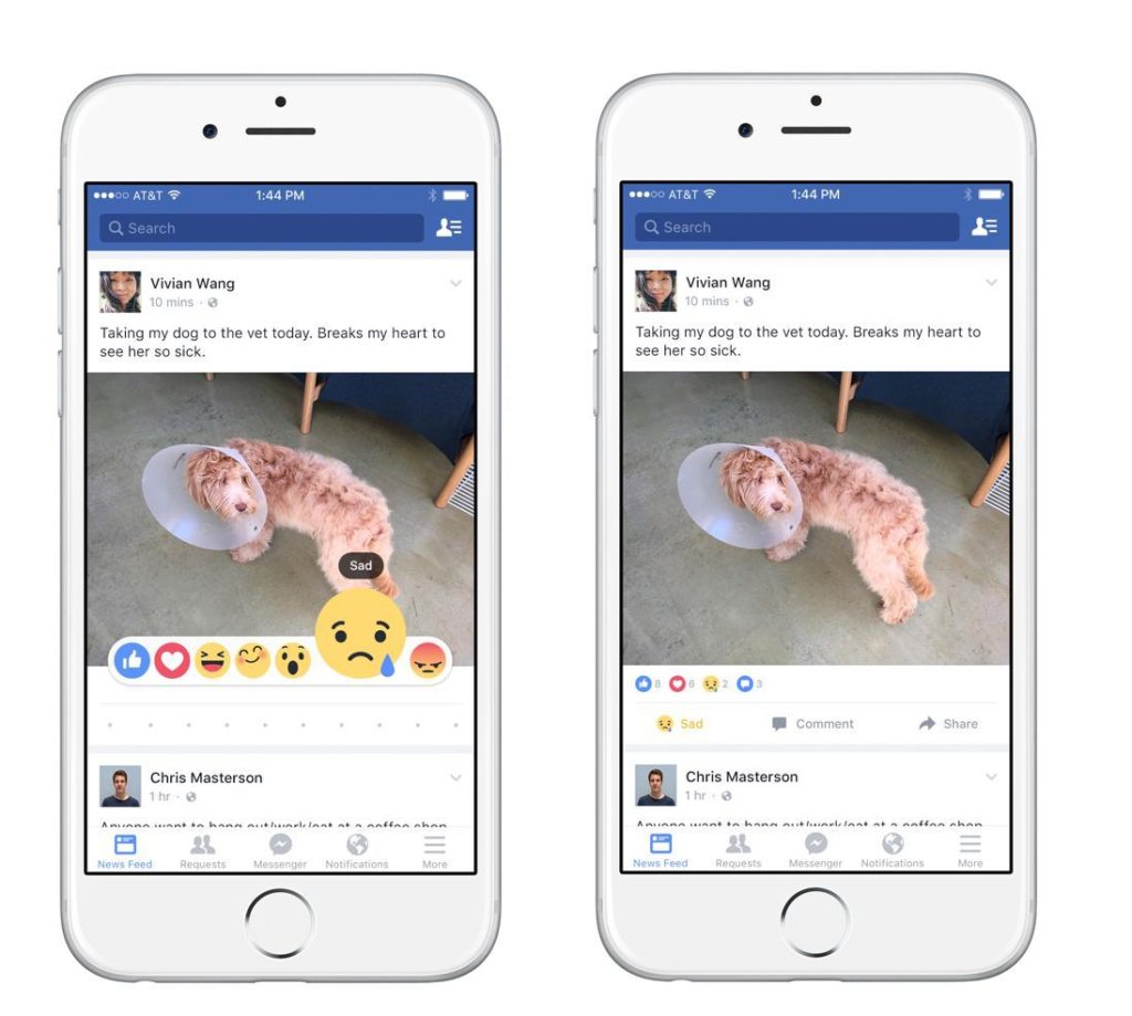 Facebook reactions demo