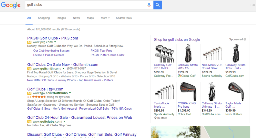Google - PPC - Right hand side - 2